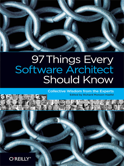 Title details for 97 Things Every Software Architect Should Know by Richard Monson-Haefel - Available
